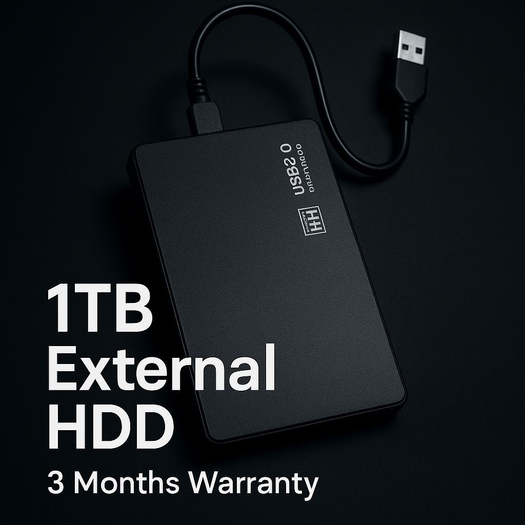 SR External 1TB Hard Disk With GTA 5 And etc Games Installed