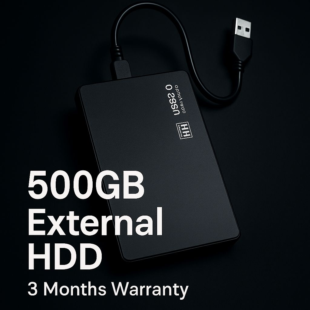 SR External 500GB Hard Disk With GTA 5 And etc Games Installed